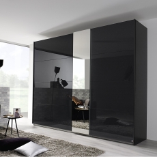 Montego 2 Door Sliding Wardrobe Graphite