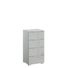 Montego 4 Drawer Chest Silk Grey