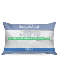 Snuggledown Classic Duck Feather & Down Pillow Pair 950G
