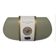 Alice Wheeler Pistachio Glasses Case