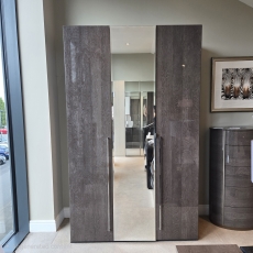 Havana Silver Birch 3 Door Wardrobe with Internal Drawers (Ipswich)