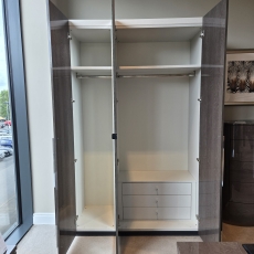 Havana Silver Birch 3 Door Wardrobe with Internal Drawers (Ipswich)