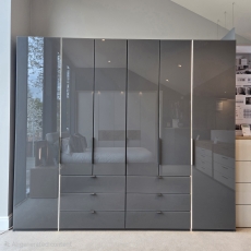 Oregon 6 Door/6Drawer 250cm Width Wardrobe (Ipswich)
