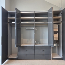 Oregon 6 Door/6Drawer 250cm Width Wardrobe (Ipswich)