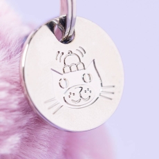 Jellycat Thistlepop Blossom Bunny Bag Charm