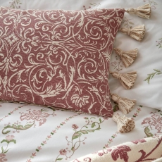 Historic Royal Palaces Kensington Microfibre Filled Cushion 30X50cm Antique Rose Pink