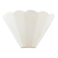 Laura Ashley Scallop Wall Light White