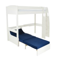 Stompa Duo Uno S Highsleeper White Including Desk And Chair Bed Blue