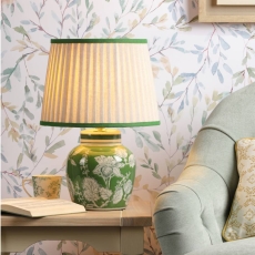 Laura Ashley Colwich Table Lamp Green