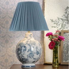 Laura Ashley Maltby Table Lamp Blue