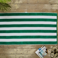 Cabana Bay Beach Towel 80X165cm Green