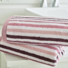 Deyongs Bliss Linear Stripe Towel Pink
