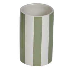 Showerdrape Pier Green Stripe Tumbler