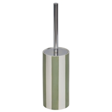 Showerdrape Pier Green Stripe Toilet Brush