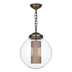 David Hunt Fairfax Pendant Antique Brass