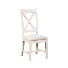 Burnley Upholstered X Back Dining Chair