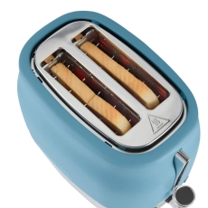 Russell Hobbs Hanley 2 Slice Toaster Retro Blue