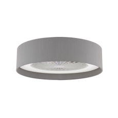 Ceiling Fan & Light with Grey Shade