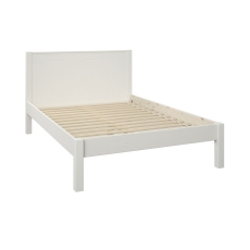 Stompa Classic Low End Double Bed White