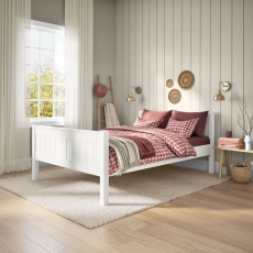 Stompa Classic Small Double Bed White