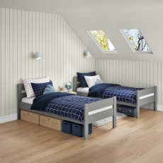 Stompa Compact Detachable Bunk Bed Grey