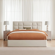 Carmella Ottoman Bed Frame Natural