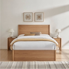 Jada Oak Ottoman Bed Frame