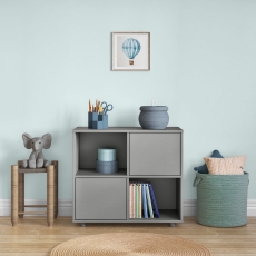 Stompa Cube Unit With 2 Doors Grey