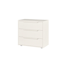 Stompa 3 Drawer Chest White