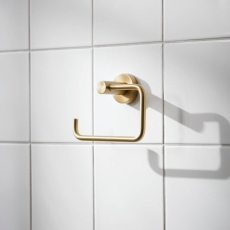 Miller Bond Toilet Roll Holder Brushed Brass