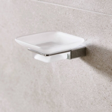 Miller Miami Soap Dish And Holder Chrome