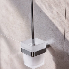 Miller Miami Toilet Brush Set Chrome