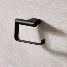 Miller Miami Toilet Roll Holder Matt Black