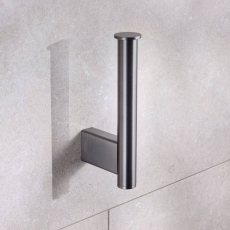 Miller Miami Toilet/Spare Roll Holder Gun Metal