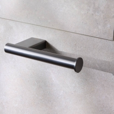 Miller Miami Toilet/Spare Roll Holder Gun Metal