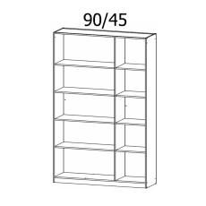 Boston 3 Door 3 Mirror Wardrobe Alpine White