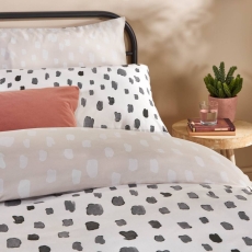 Duvet Day Robi Soft Touch Duvet Set Linen/Charcoal