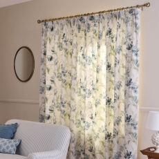 Gosford Pencil Headed Curtains Heritage Blue