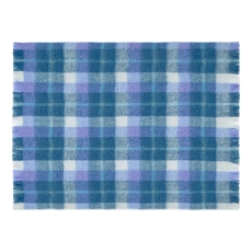 Highland Check 130x170cm Throw Sea Blue