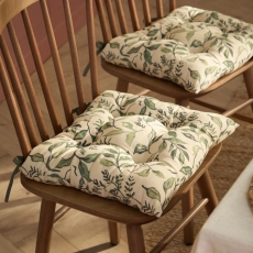 Herb Garden Seat Pad Green