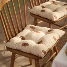 Ramble Highland Cow Seat Pad Natural