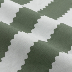 Birdie Stripe Readymade Curtains Baygreen/Mist