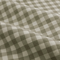 Harriet Gingham Readymade Curtains Baygreen/Mist