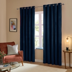 Ultimate Velvet Readymade Curtains Royal