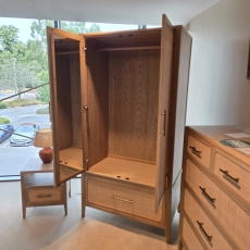 Tuscany 2 Door/1 Drawer Wardrobe (Ipswich)