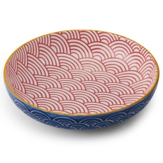Mikasa Coupe Bowl 21cm Blue Red Arc