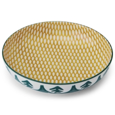 Mikasa Coupe Bowl 21cm Green Leaf