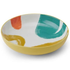 Mikasa Coupe Bowl 21cm Yellow Abstract