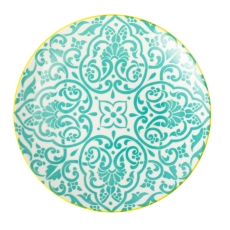 Mikasa Yellow And Blue Geo Small Plate 18cm