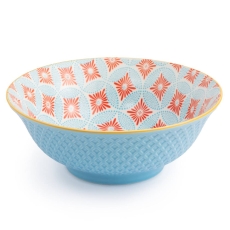Mikasa Blue Mosaic Ramen Bowl 21cm